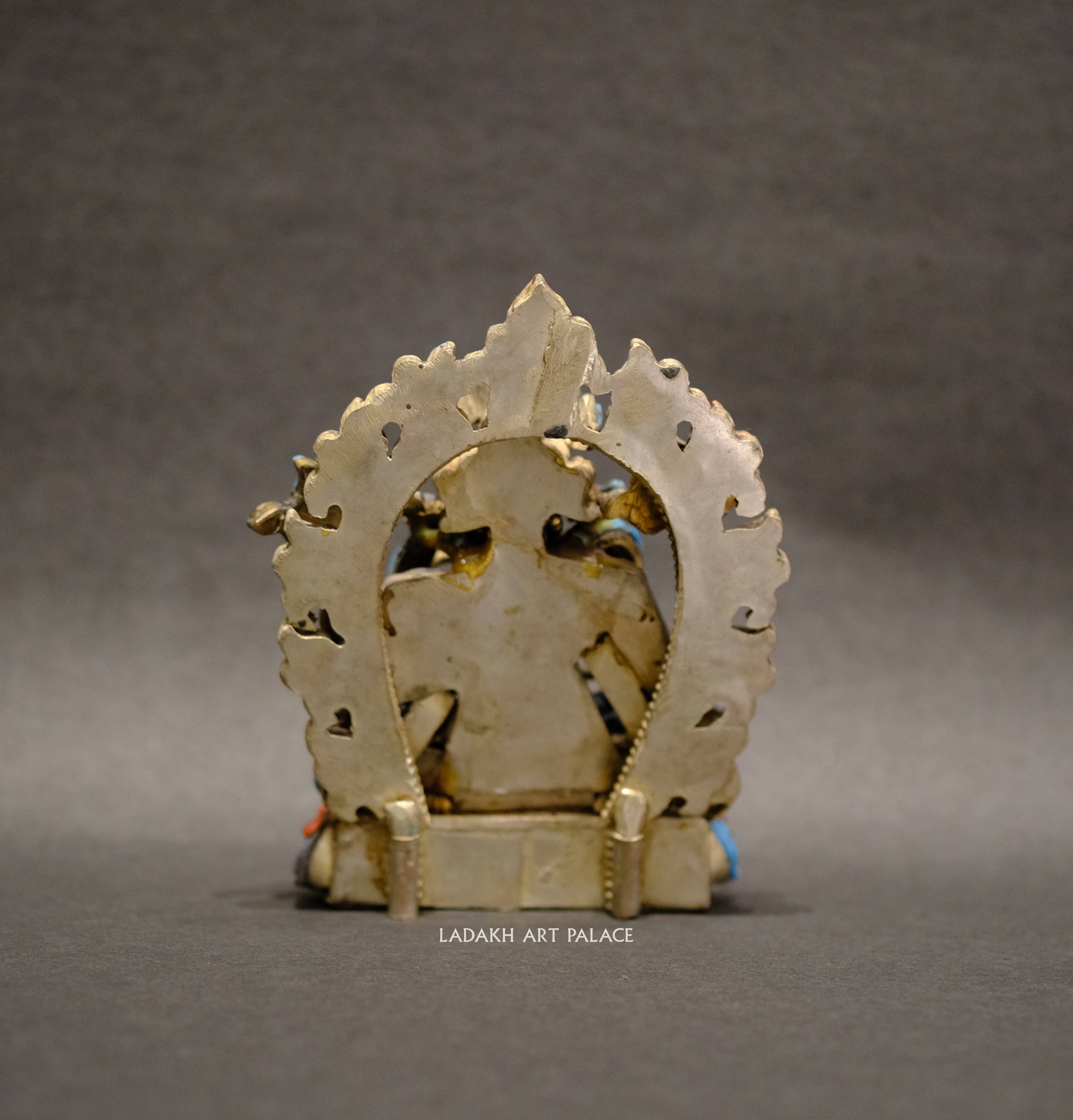 Green Tara In Lapis Stone - the ladakh art palace