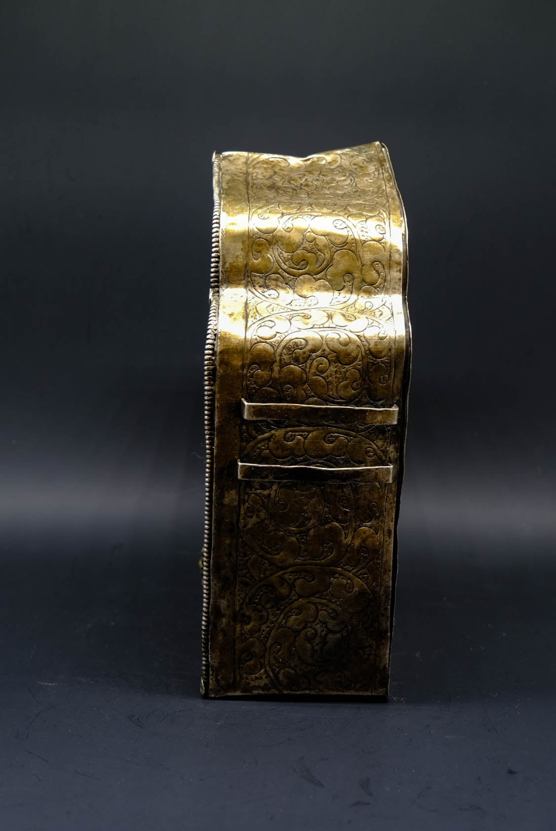 Old Brass Hand Made Gau - the ladakh art palace