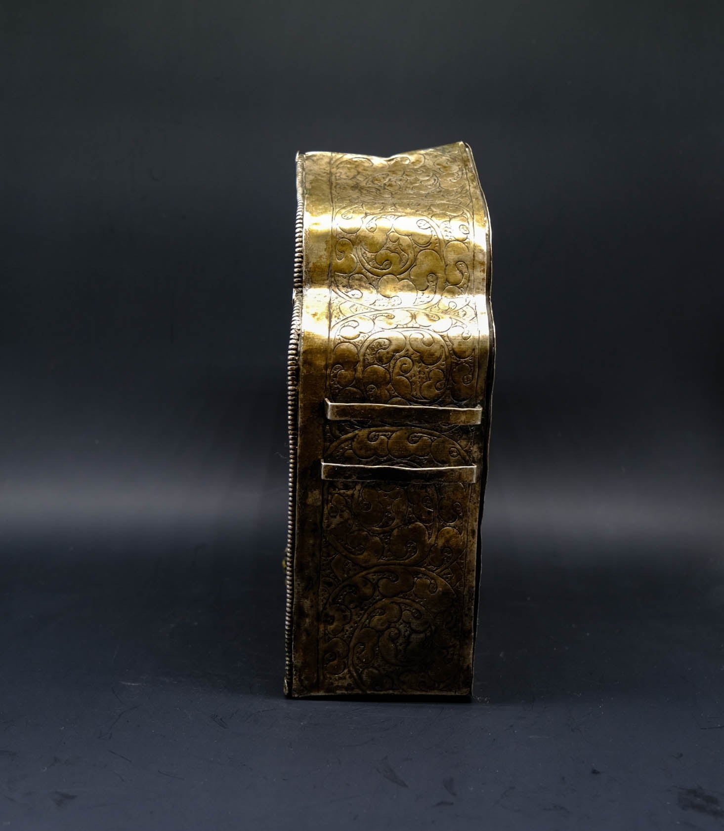 Old Brass Hand Made Gau - the ladakh art palace