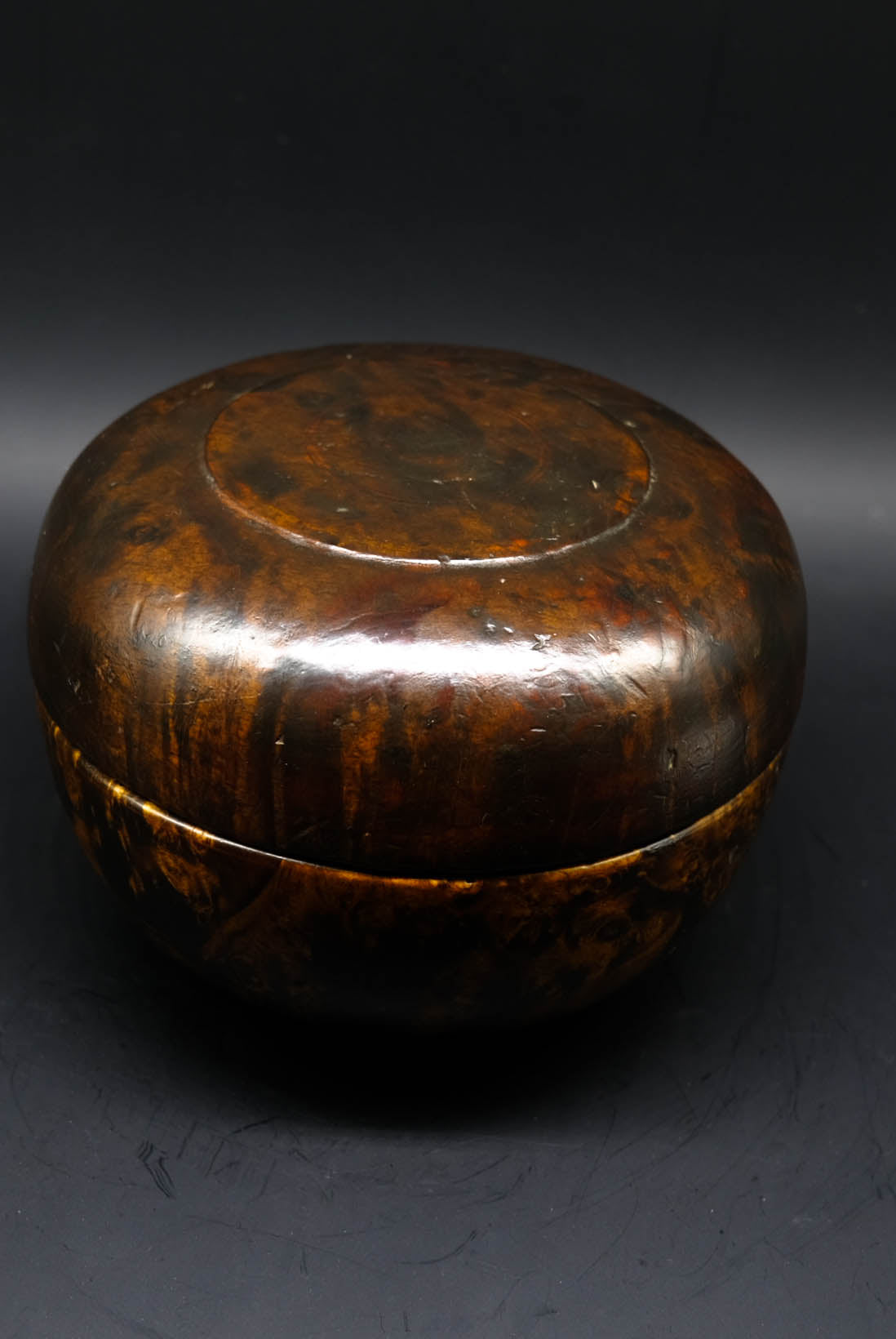 Zab Wood Tsampa Box - the ladakh art palace