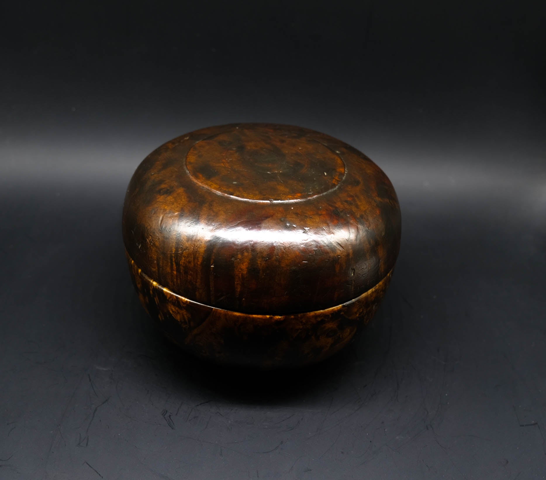 Zab Wood Tsampa Box - the ladakh art palace