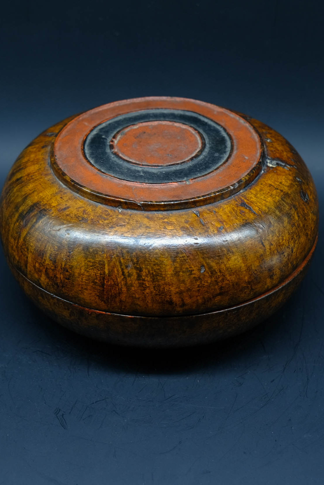Zab Wood Light Tsampa Box - the ladakh art palace