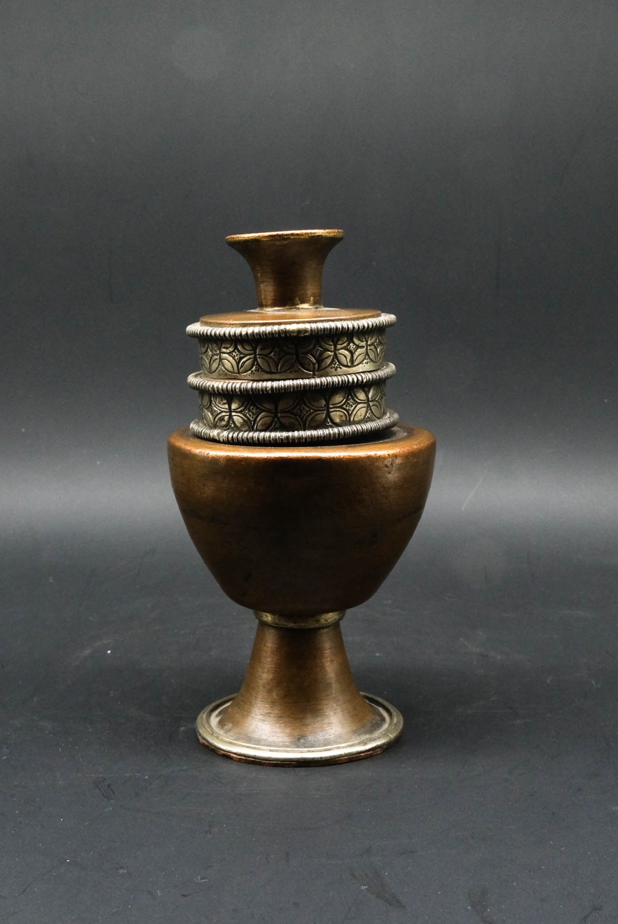 Old Vintage Copper Inkpot - the ladakh art palace