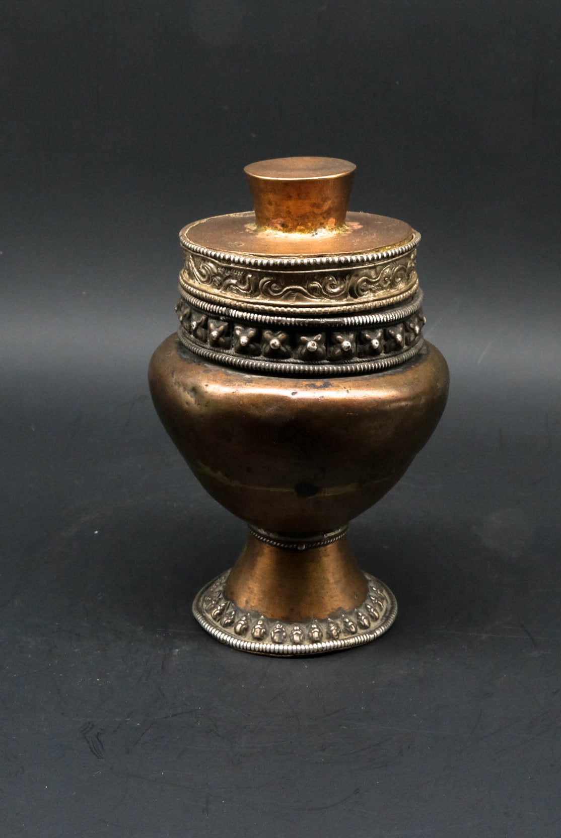 Old Copper Inkpot Plain - the ladakh art palace