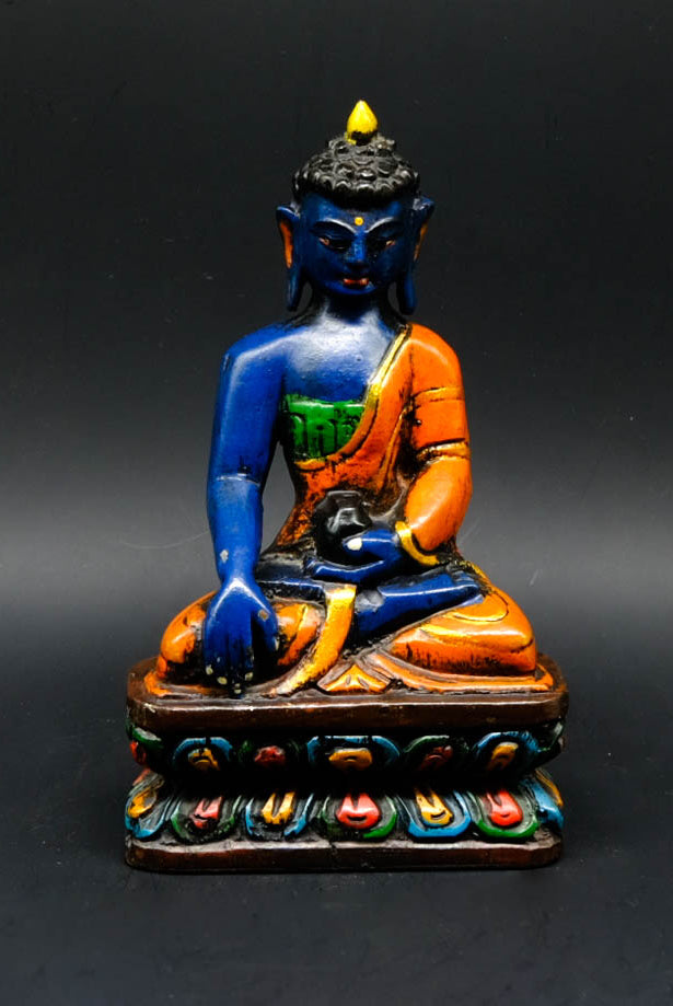 Apricot Wood Medicine Buddha - the ladakh art palace
