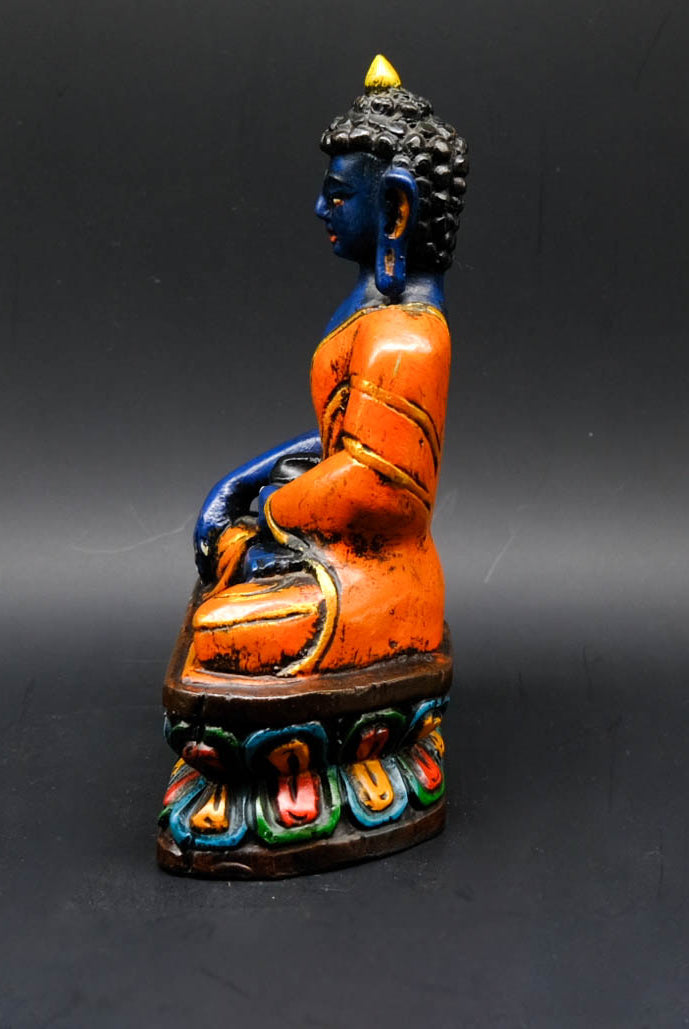 Apricot Wood Medicine Buddha - the ladakh art palace