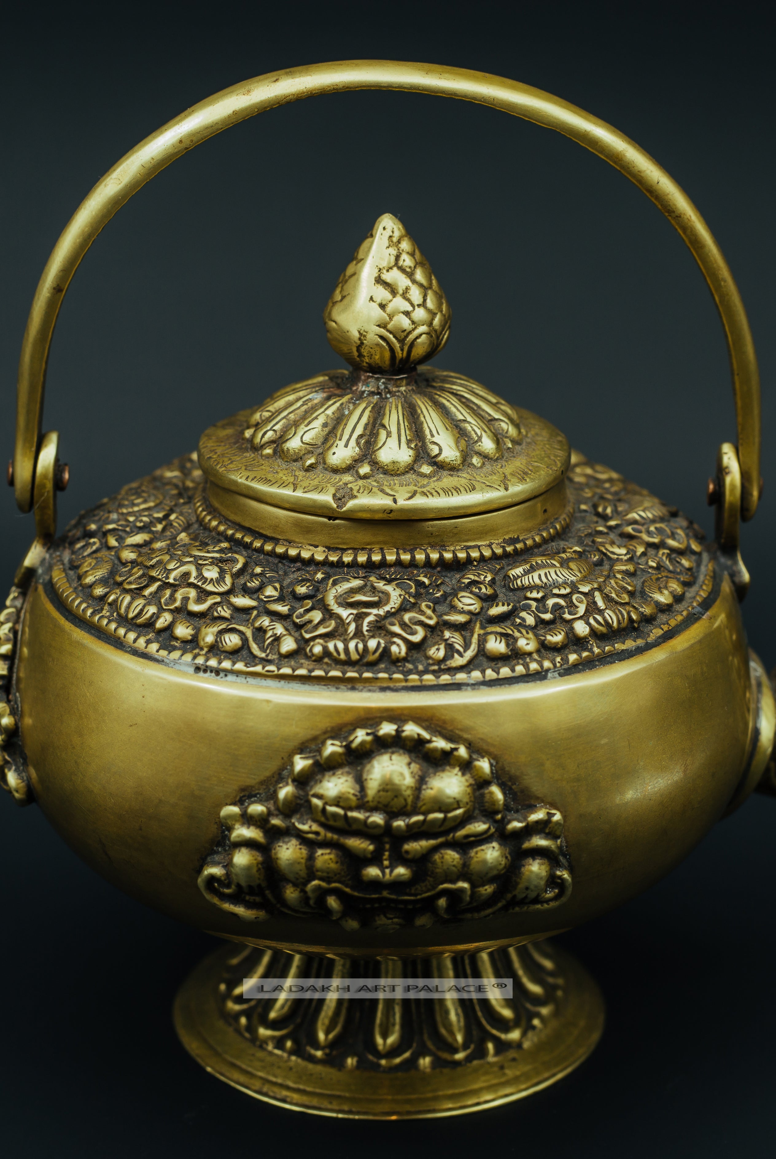 Bronze Holy Water Kettle - the ladakh art palace