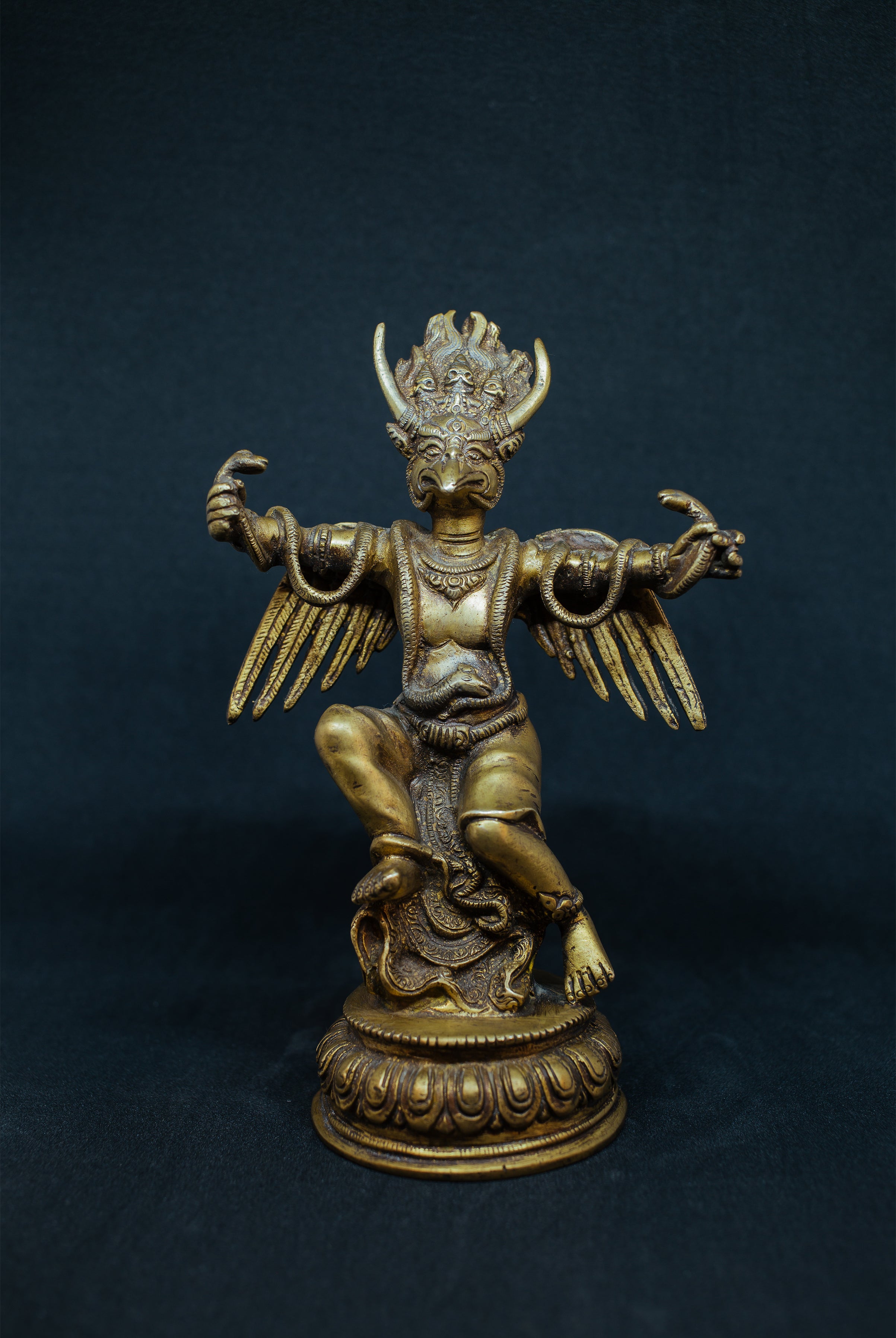 Brass Metal Garuda - the ladakh art palace